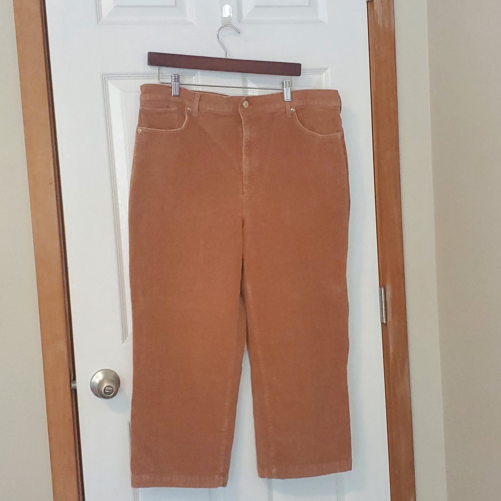 2/$10 Express Corduroy Cropped Pants